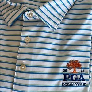 Kiawah ocean course Peter Millar XL polo